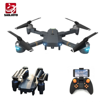 720P Wifi wide angle camera drone Optical flow position gravity sensor drone with VR game mode foldable SJY-XT-1 VS Eachine E58